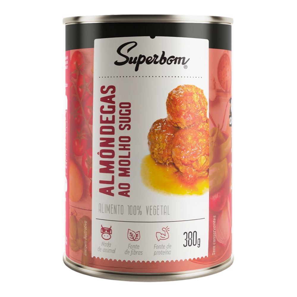 Almôndegas Vegetarianas ao Molho Sugo Superbom 380g
