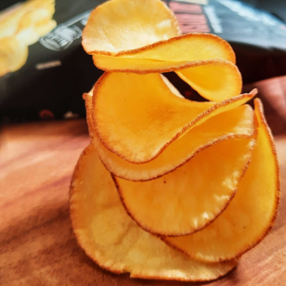 Mandioca Chips com Sal Rosa do Himalaia Belive 50g - Imagem 2