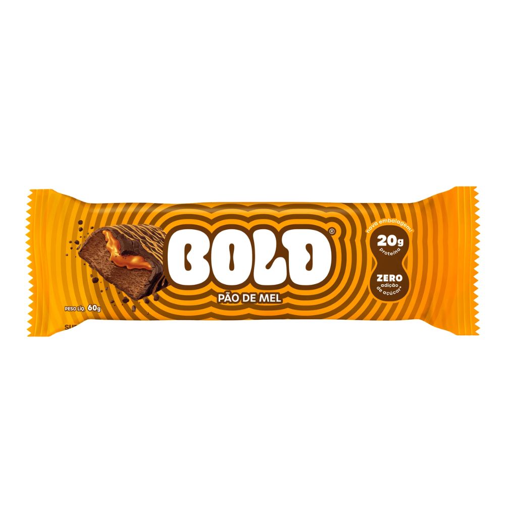 Barra de Proteína Sabor Pão de Mel Bold 60g