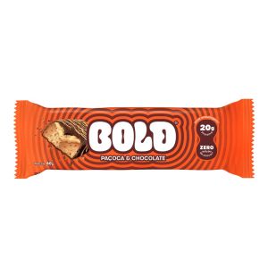 Barra de Proteína Sabor Paçoca e Chocolate Bold 60g