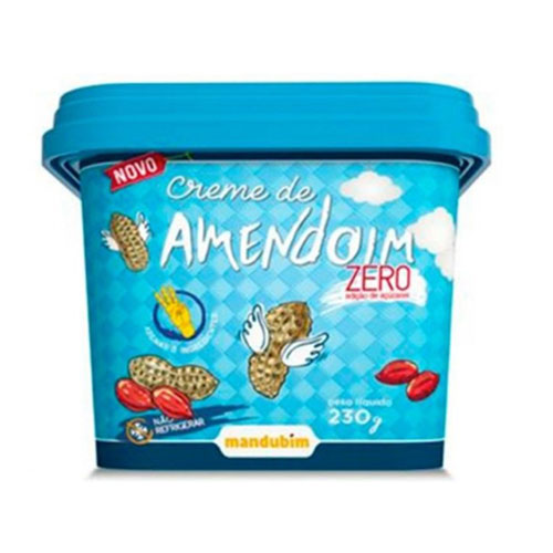Creme de Amendoim Zero Mandubim 230g