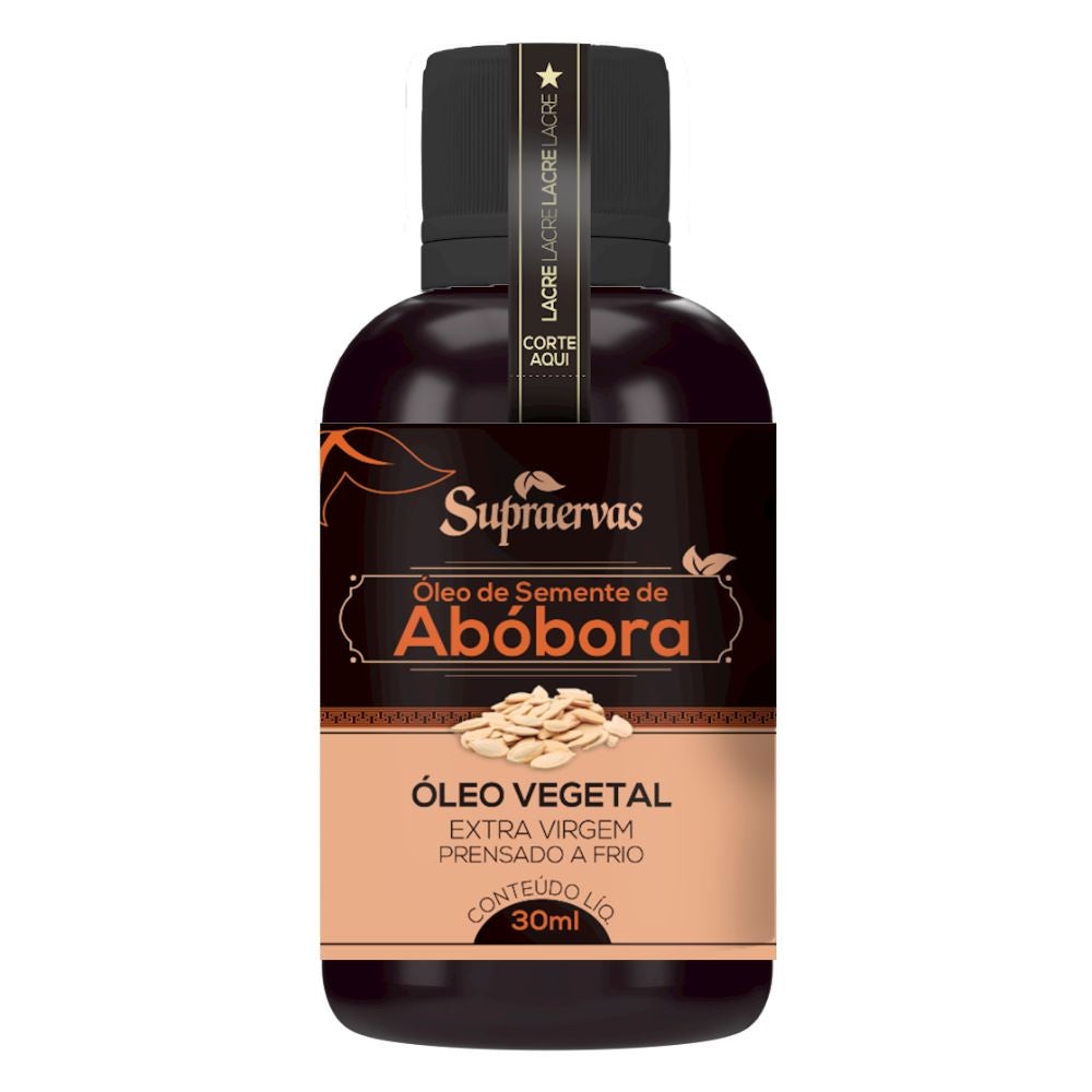 Óleo Vegetal de Semente de Abóbora SupraErvas 30ml