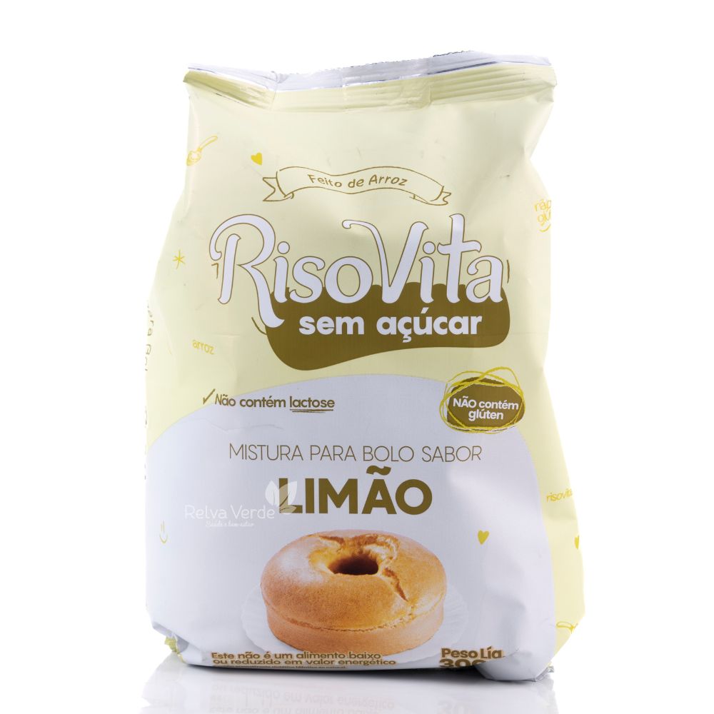 Mistura para Bolo de Limão Zero Sem Glúten RisoVita 300g