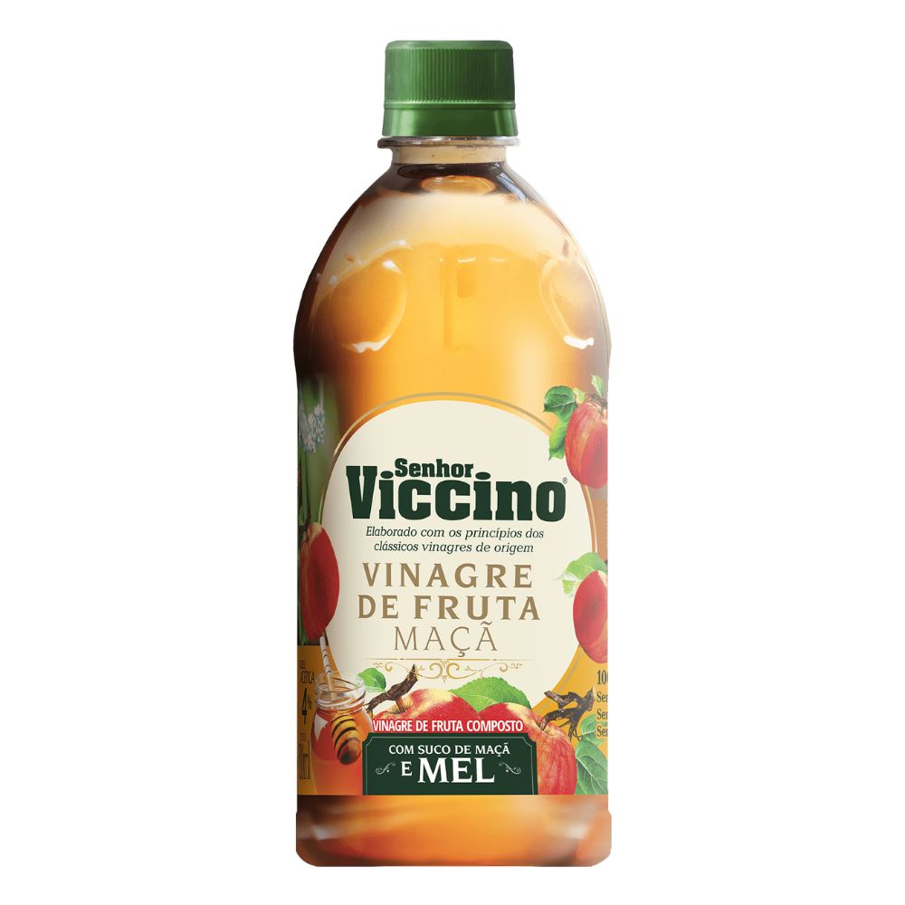 Vinagre de Maçã e Mel Senhor Viccino 500ml