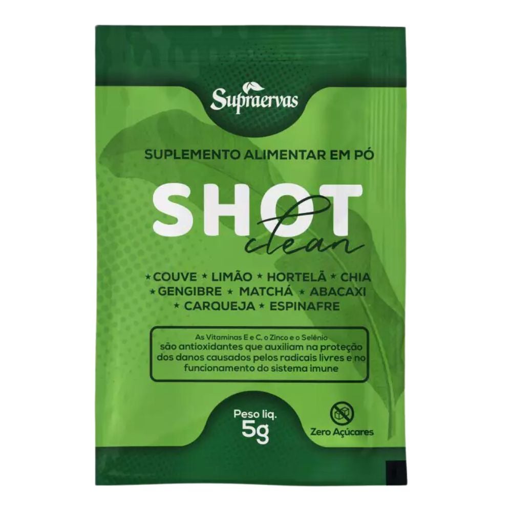 Shot Clean SupraErvas 5g (Display com 15 sachês) - Imagem 2