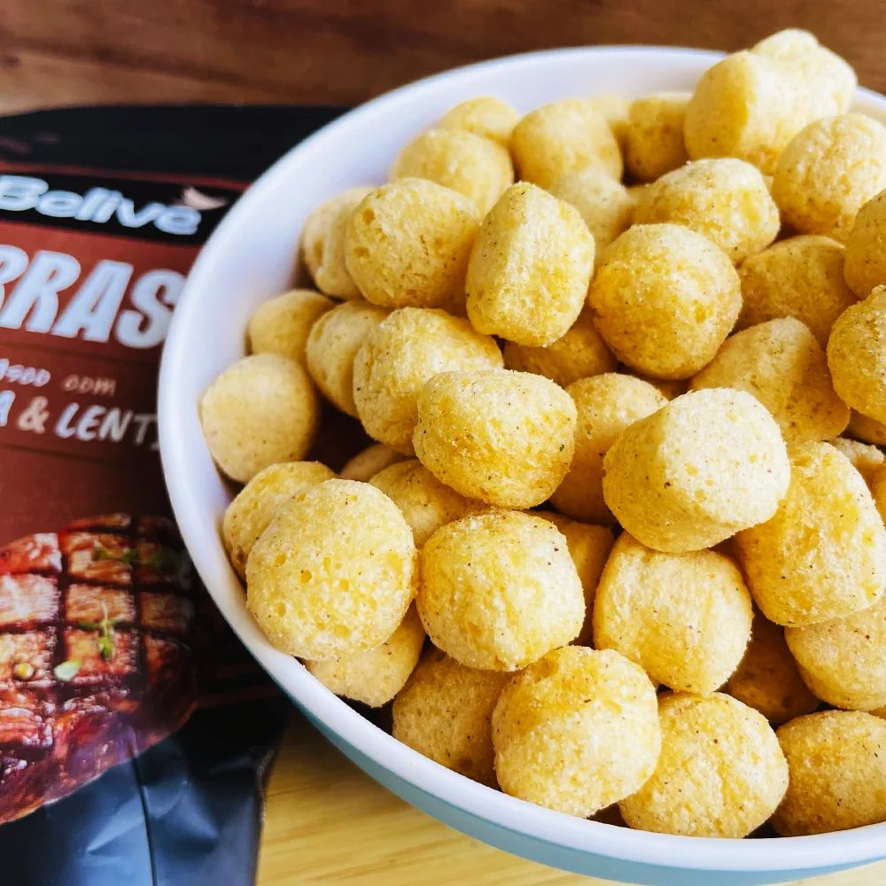 Snack Multigrãos Sabor Churrasco Sem Glúten Belive 35g - Imagem 2