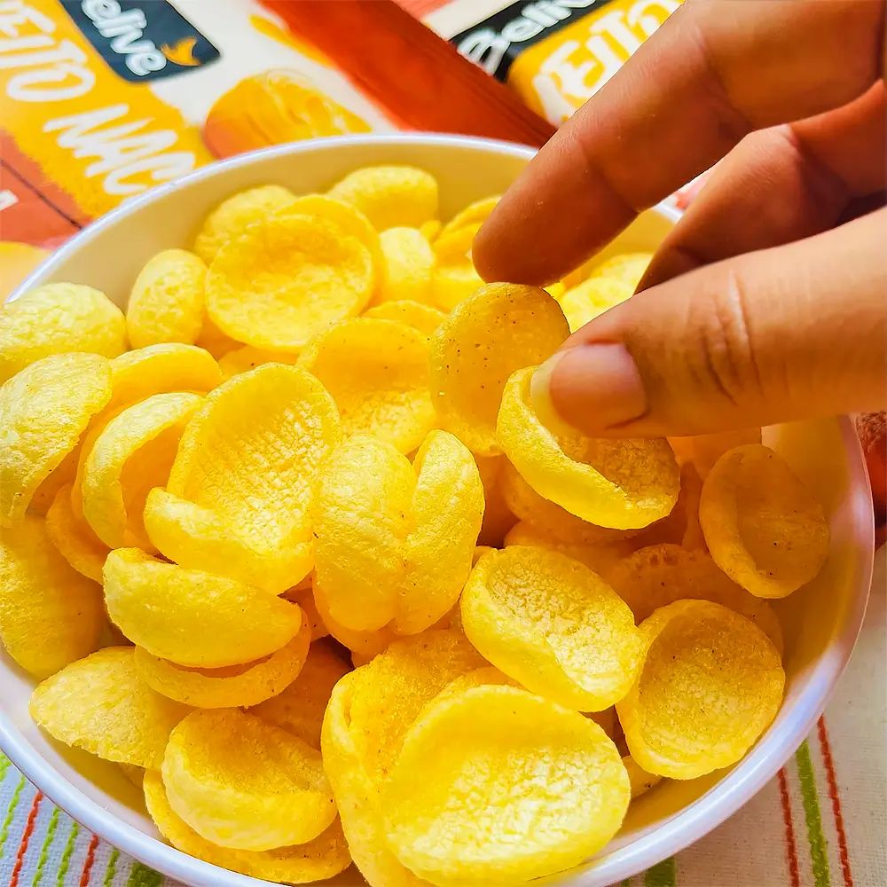 Snack Assado de Milho Sabor Queijo Nacho Belive 35g - Imagem 3