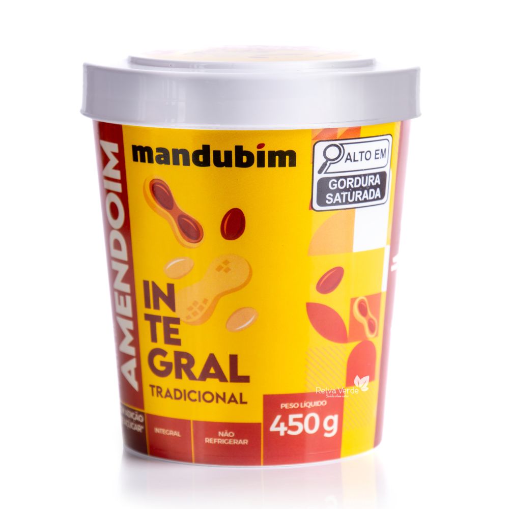 Pasta de Amendoim Integral Mandubim 450g