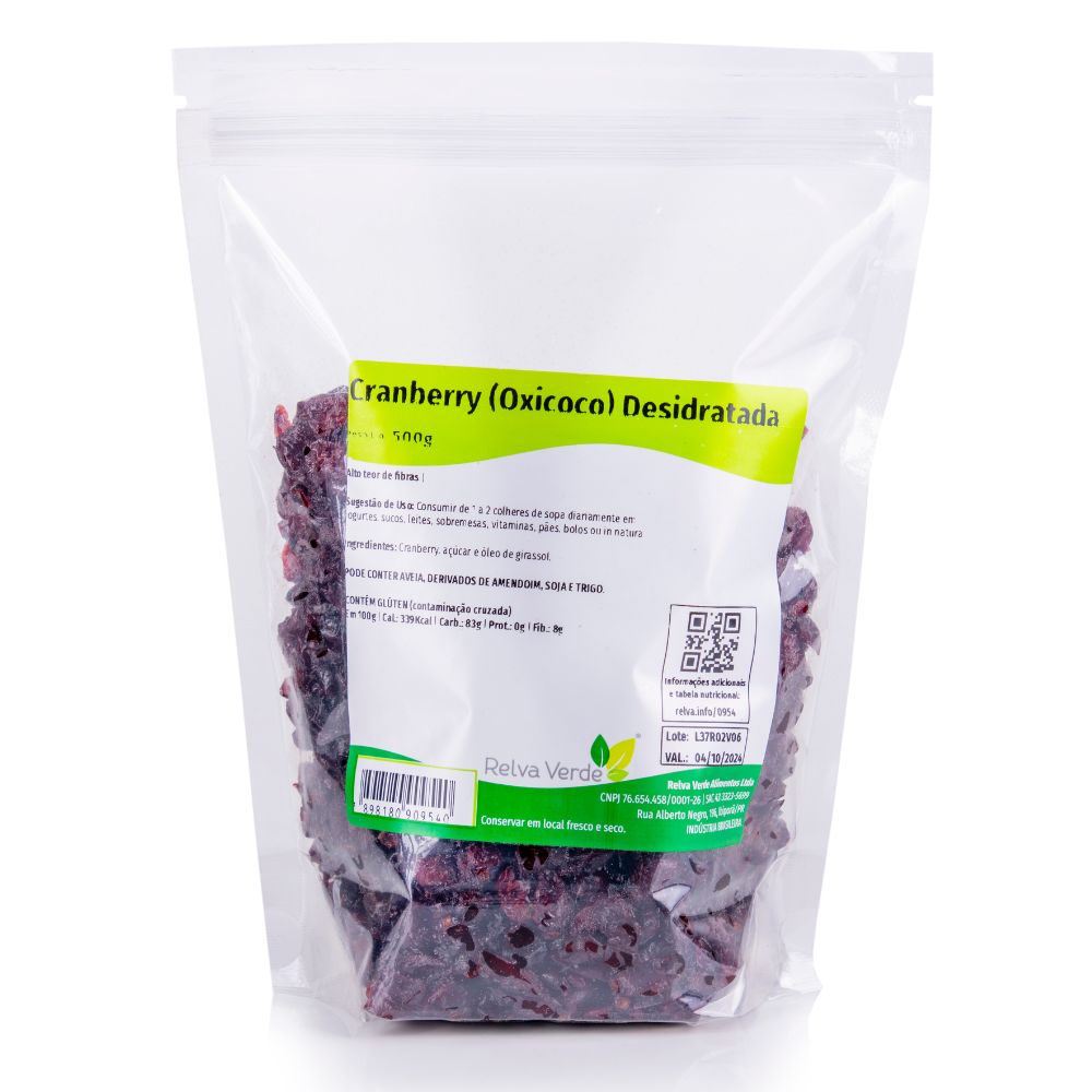 Cranberry (Oxicoco) Desidratada 500g - Imagem 3