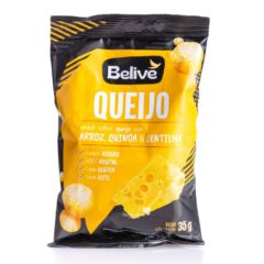 Snack Multigrãos Sabor Queijo Sem Glúten Belive 35g