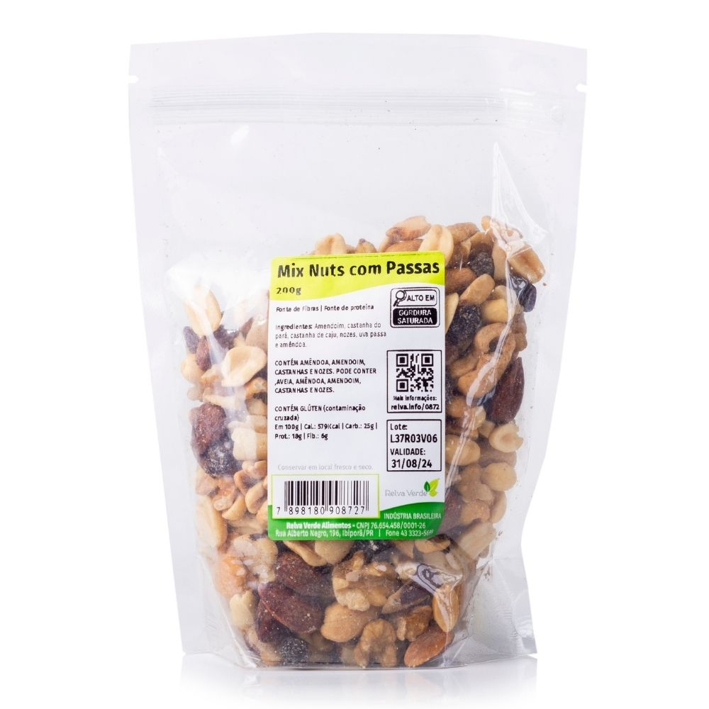 Mix Nuts com Passas 200g - Imagem 3