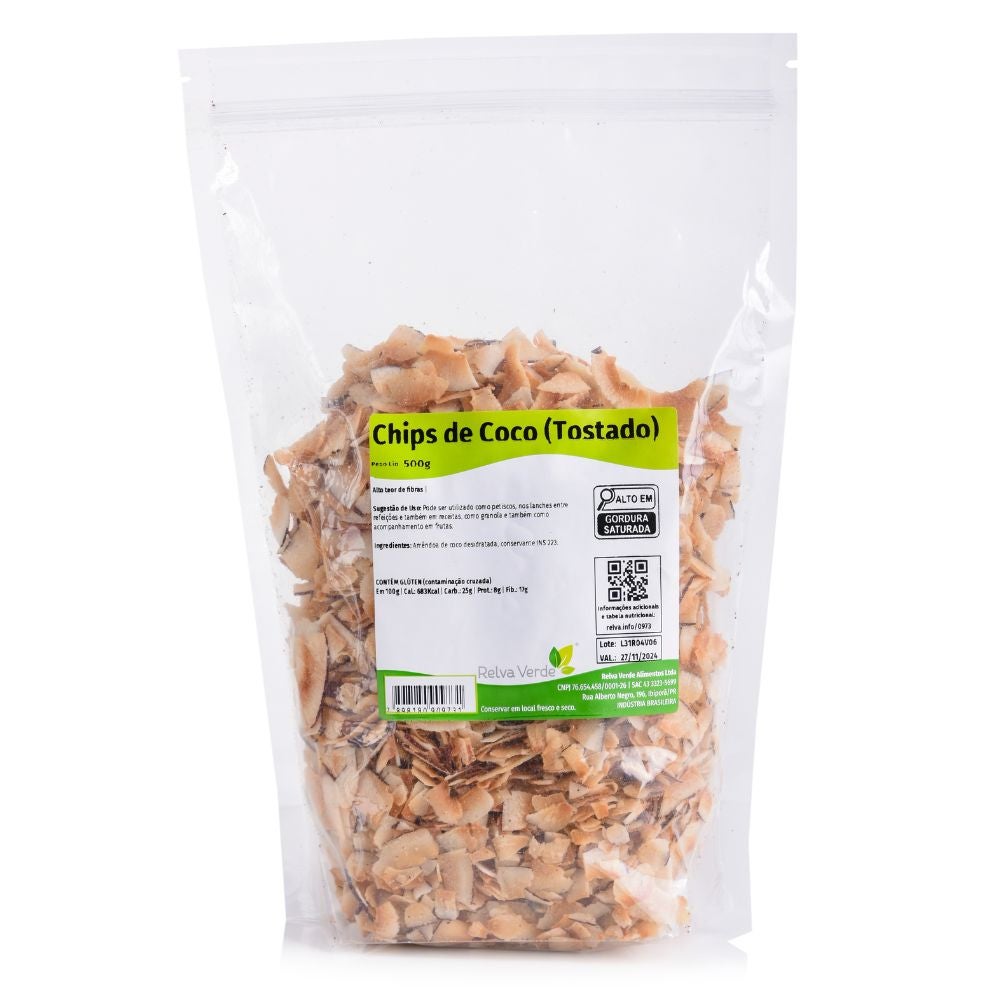 Chips de Coco (Tostado) 500g - Imagem 3
