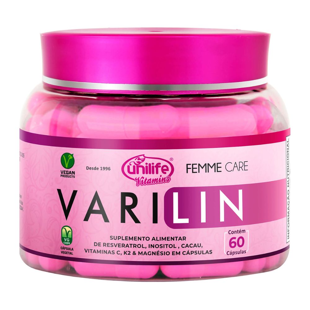 Varilin Femme Care Vegano Unilife 60 cápsulas