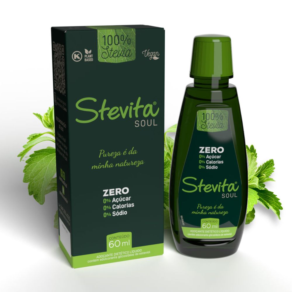 Adoçante 100% Stevia Stevita Soul 60ml - Imagem 2