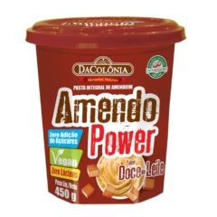 Pasta de Amendoim Amendo Power sabor Doce de Leite DaColônia 450g