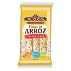 Flocos de Arroz Caramelizado DaColônia 100g