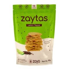 Zaytas Lascas Crocantes Sabor Lemon Pepper Zaya 80g