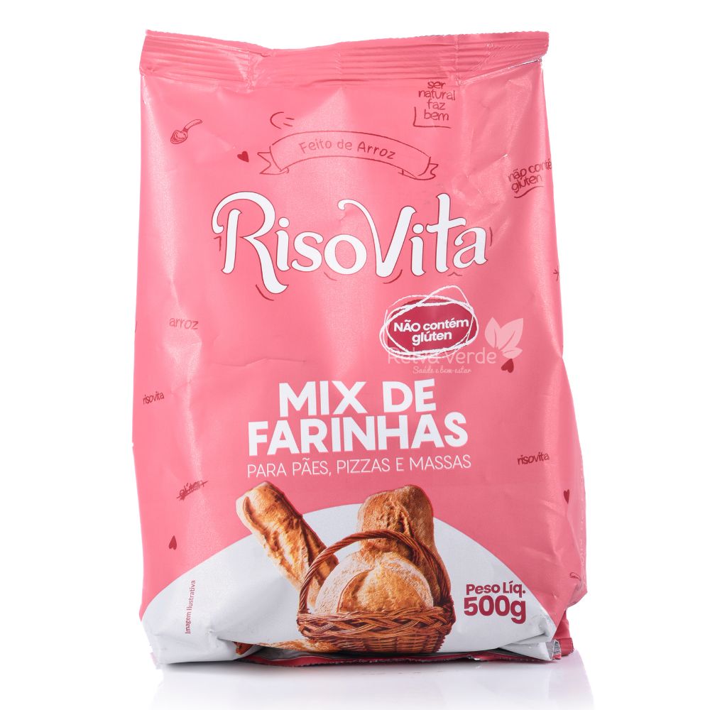 Mix de Farinhas Sem Glúten RisoVita 500g