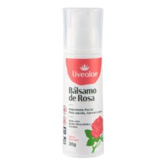 Hidratante Facial Bálsamo de Rosa Livealoe 30ml