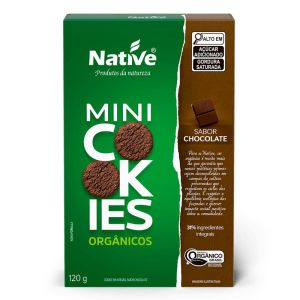 Mini Cookie Sabor Chocolate Orgânico Native 120g