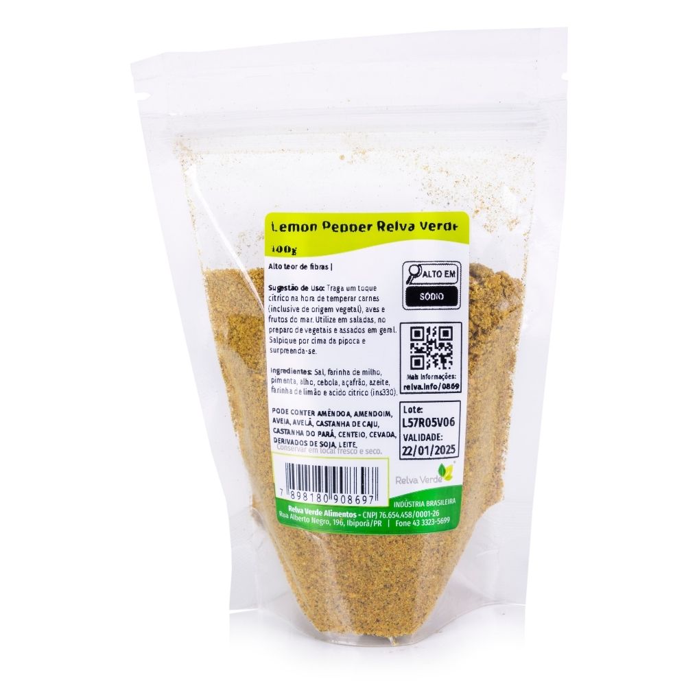 Lemon Pepper 100g - Imagem 3