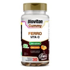 Bioviton Gummy Ferro + Vitamina C Sabor Laranja Unilife 30 gomas
