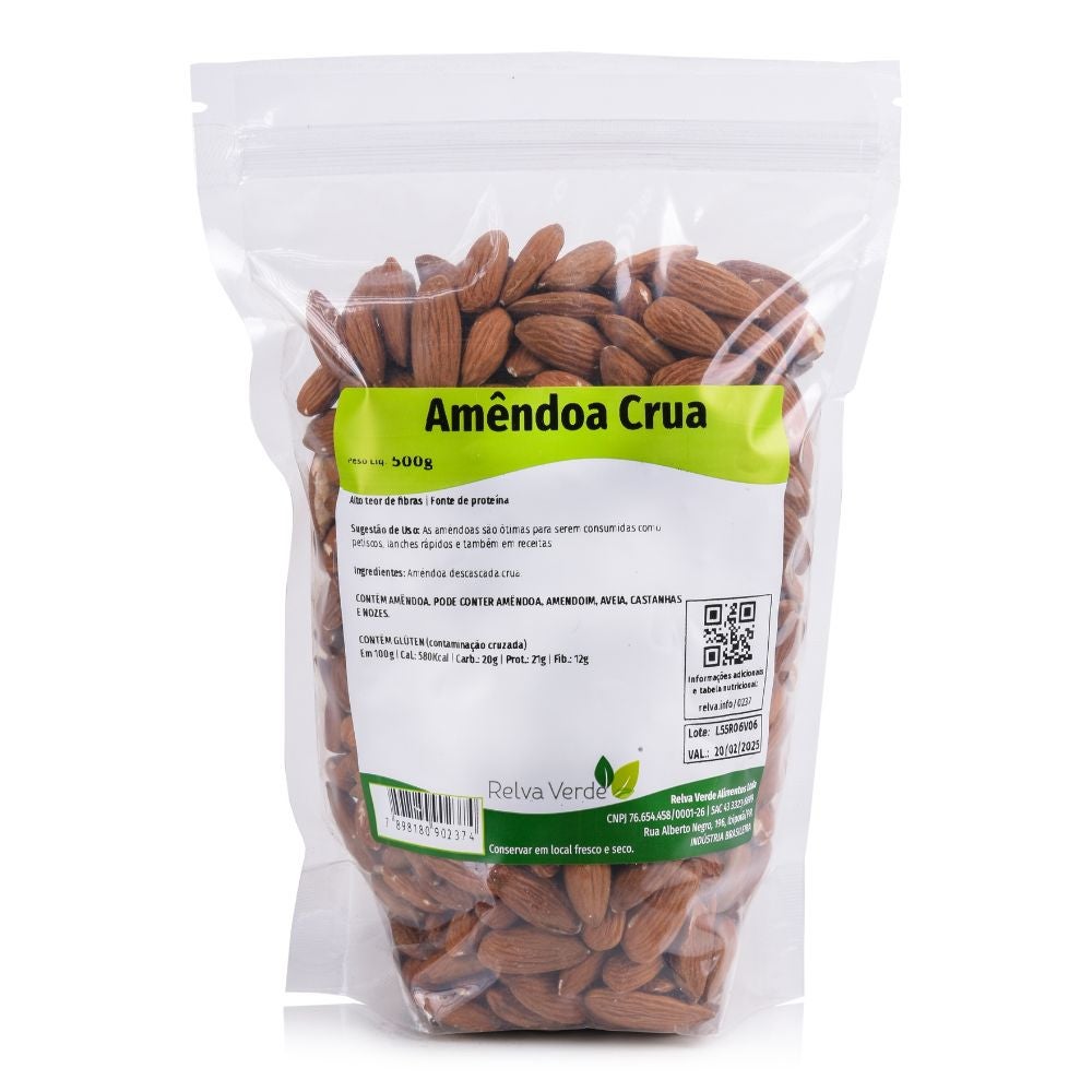 Amêndoa Crua 500g - Imagem 3
