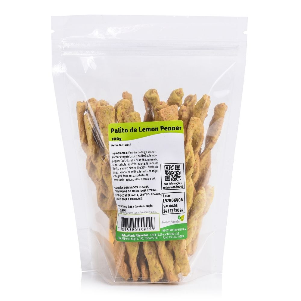 Palito de Lemon Pepper 100g - Imagem 3