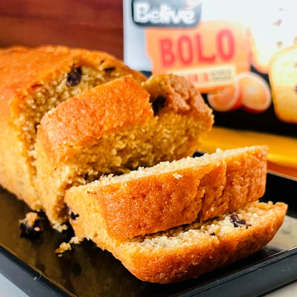 Bolo de Laranja com Gotas de Chocolate Zero Sem Glúten Belive 260g - Imagem 4