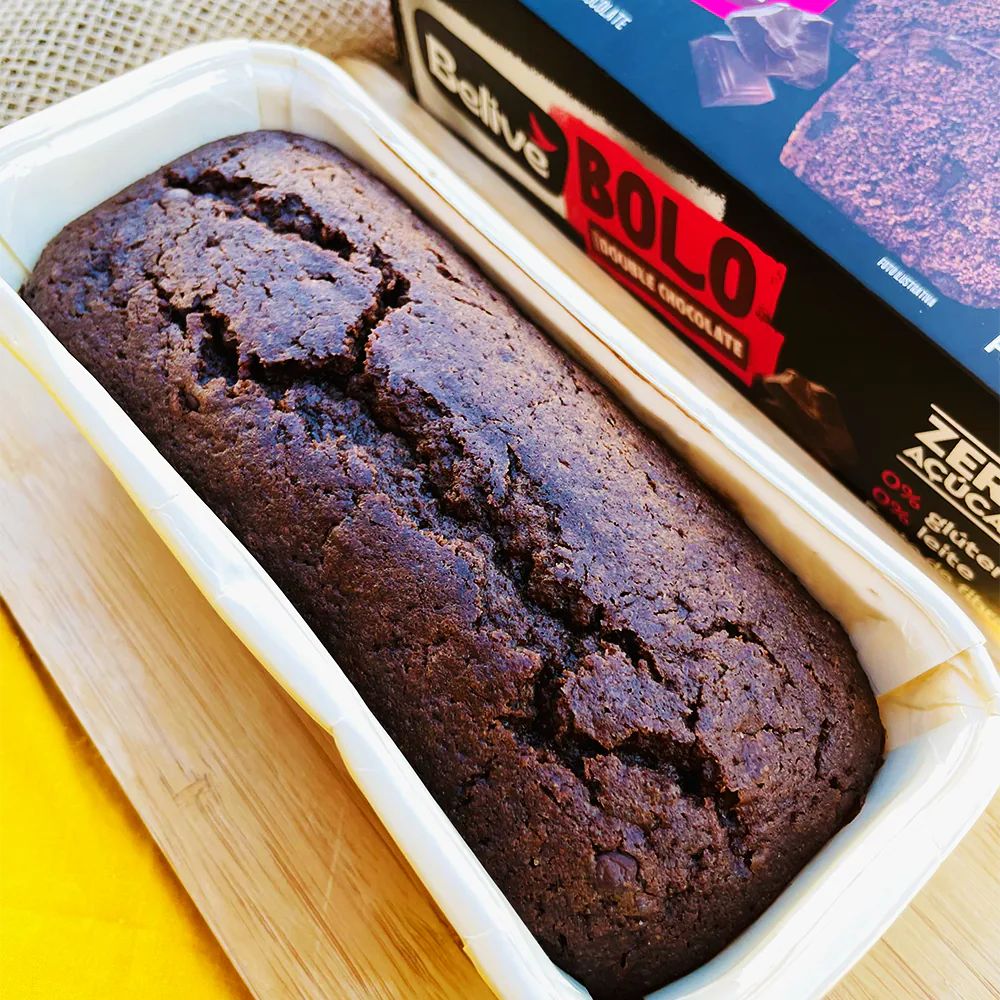 Bolo Sabor Double Chocolate Zero Sem Glúten Belive 260g - Imagem 2
