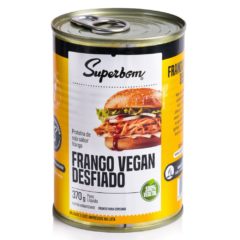 Frango Vegan Desfiado Superbom 370g