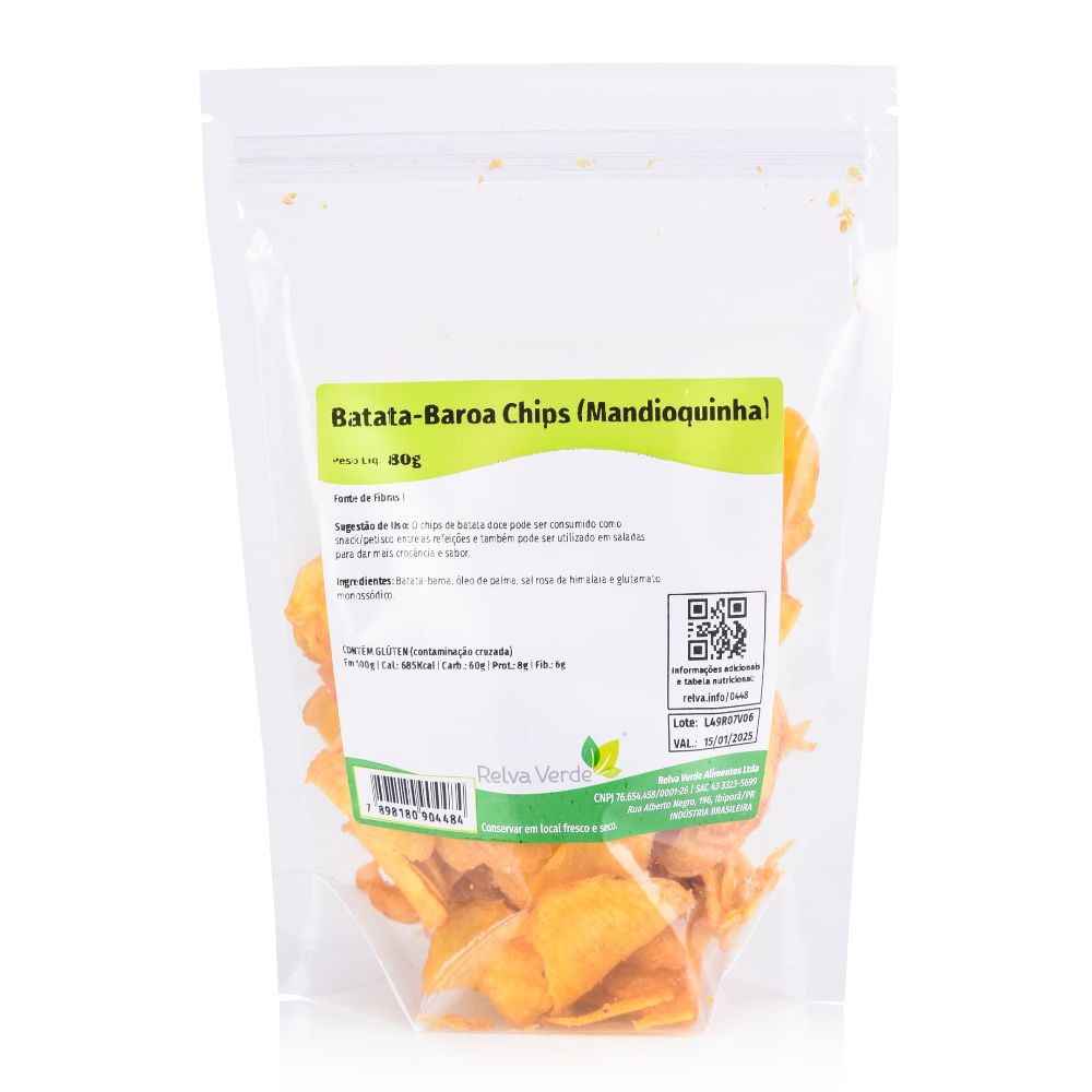 Batata-Baroa Chips (Mandioquinha) 80g - Imagem 3