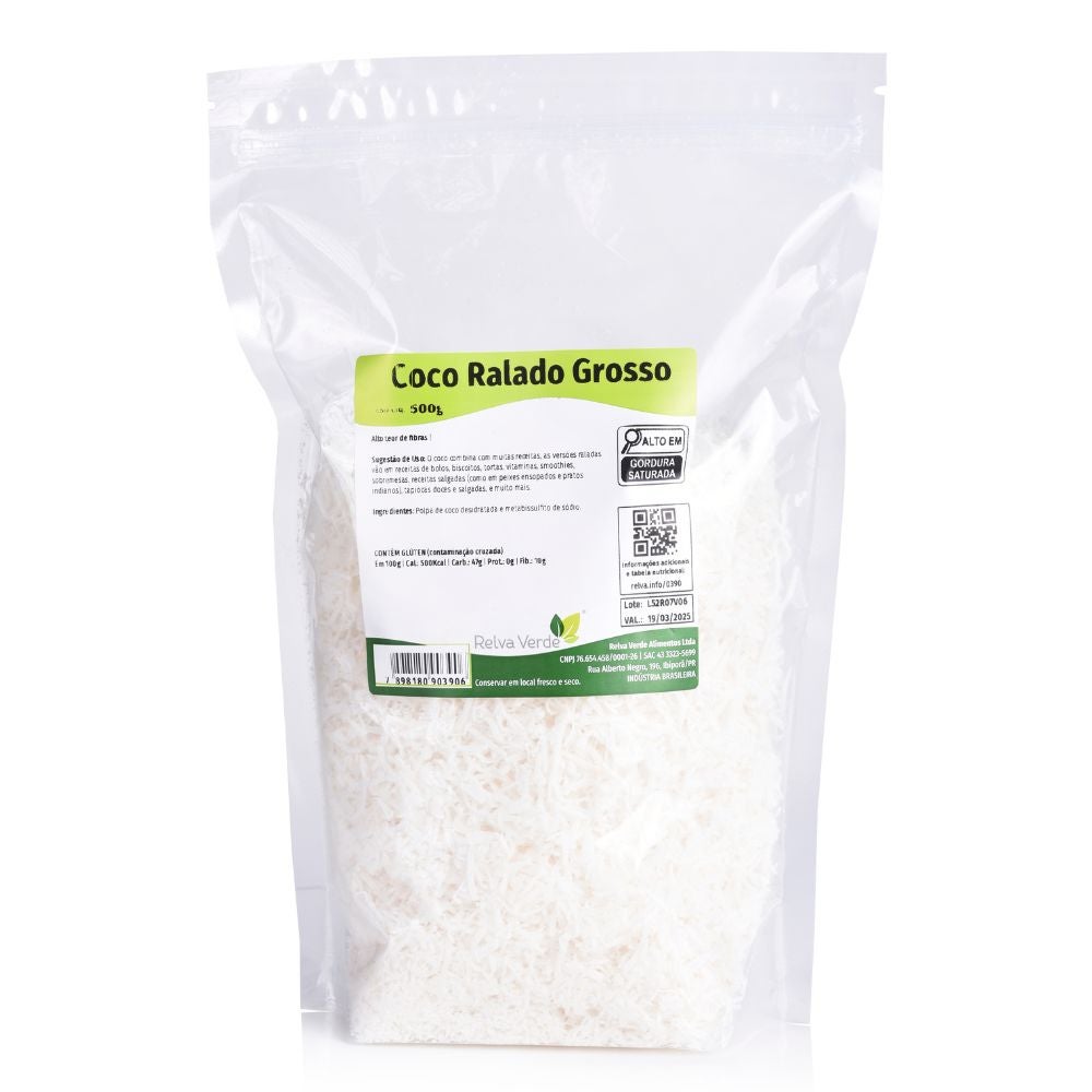 Coco Ralado Grosso 500g - Imagem 3
