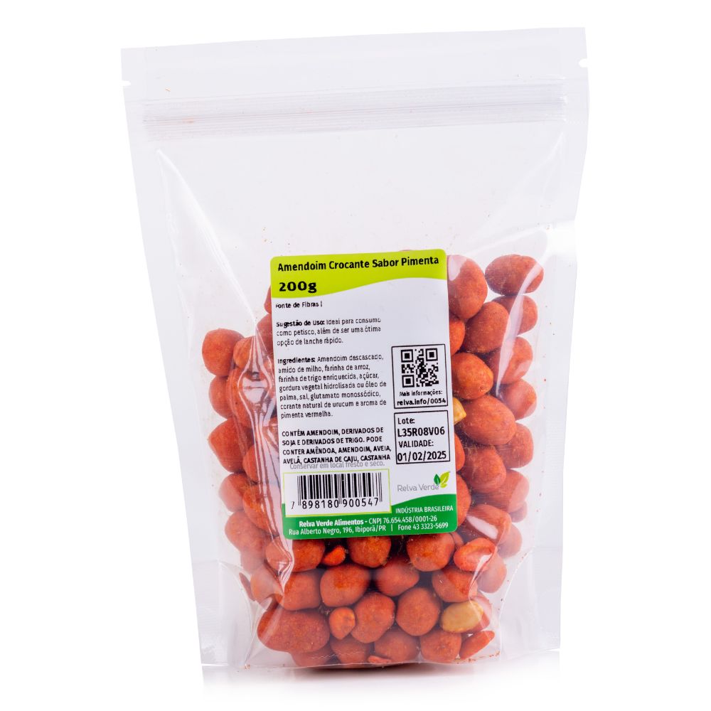 Amendoim Crocante Sabor Pimenta 200g - Imagem 3