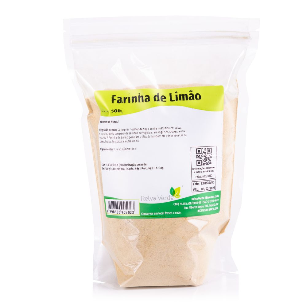 Farinha de Limão 500g - Imagem 3