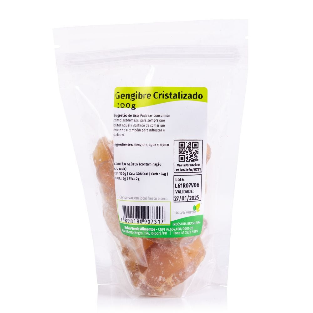 Gengibre Cristalizado 100g - Imagem 3