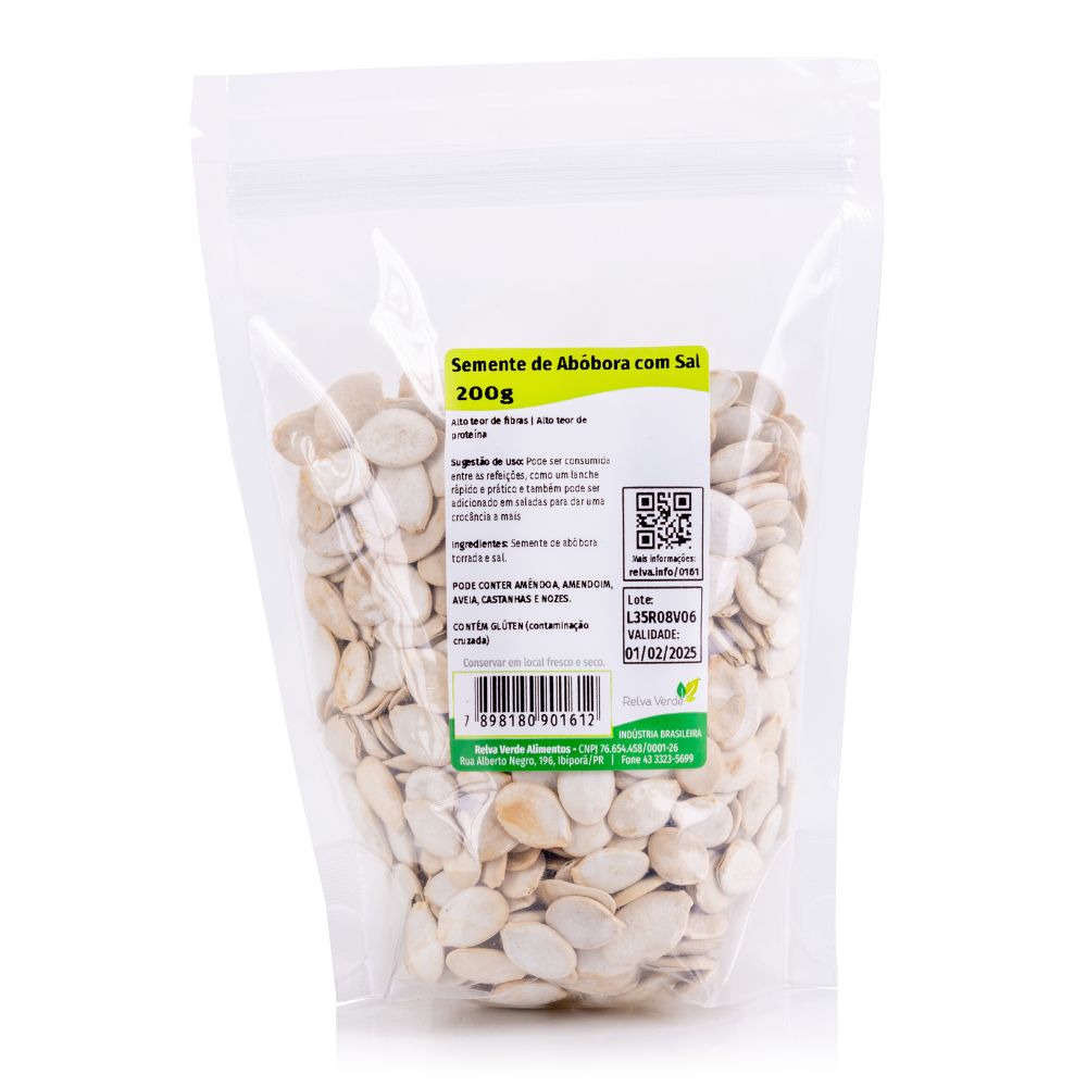 Semente de Abóbora com Sal 200g - Imagem 3