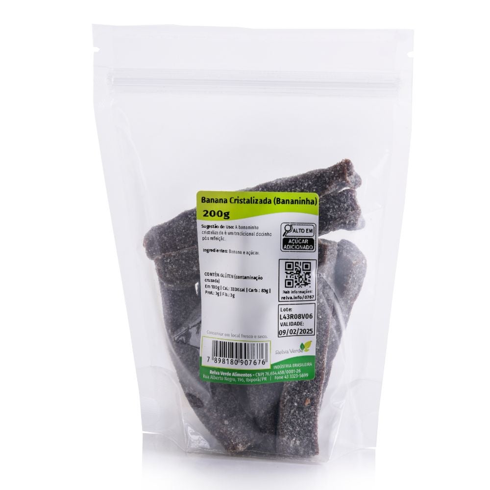 Banana Cristalizada (Bananinha) 200g - Imagem 3