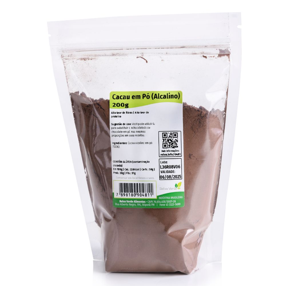 Cacau em Pó (Alcalino) 200g - Imagem 3