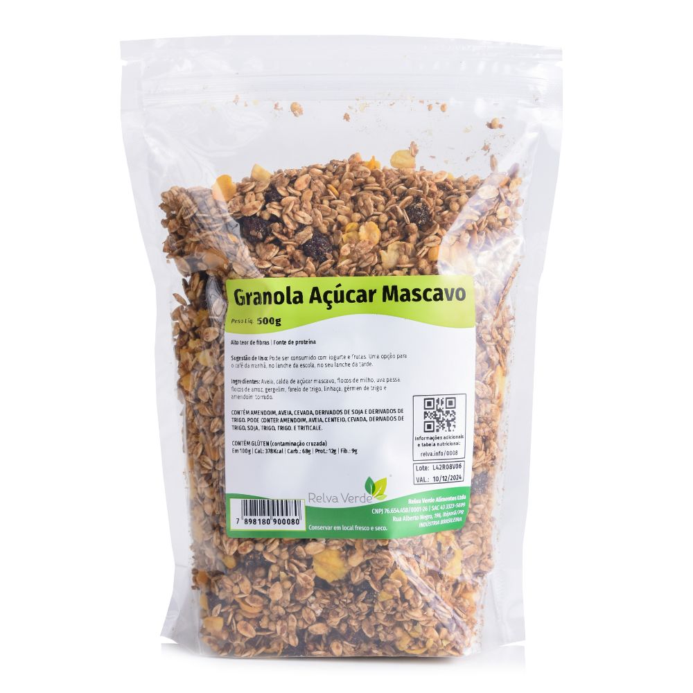 Granola Açúcar Mascavo 500g - Imagem 3