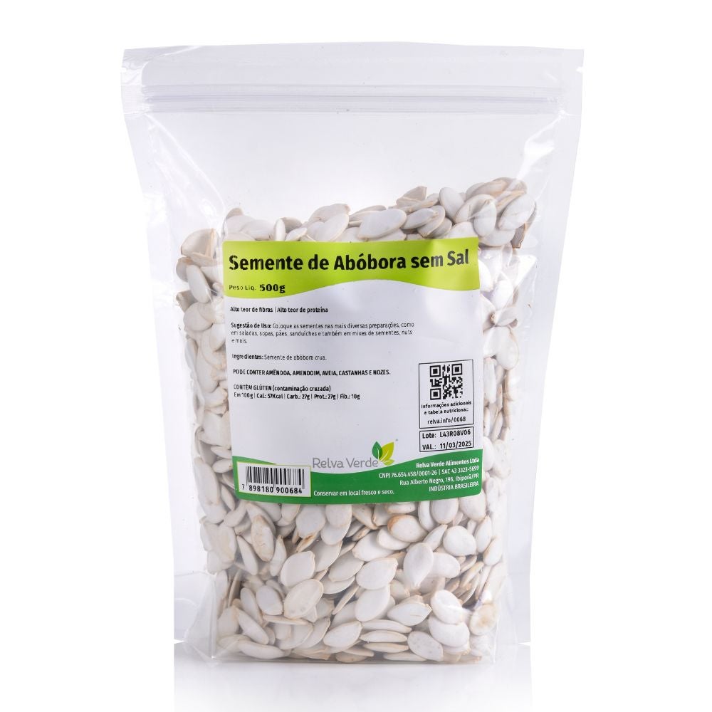 Semente de Abóbora sem Sal 500g - Imagem 3