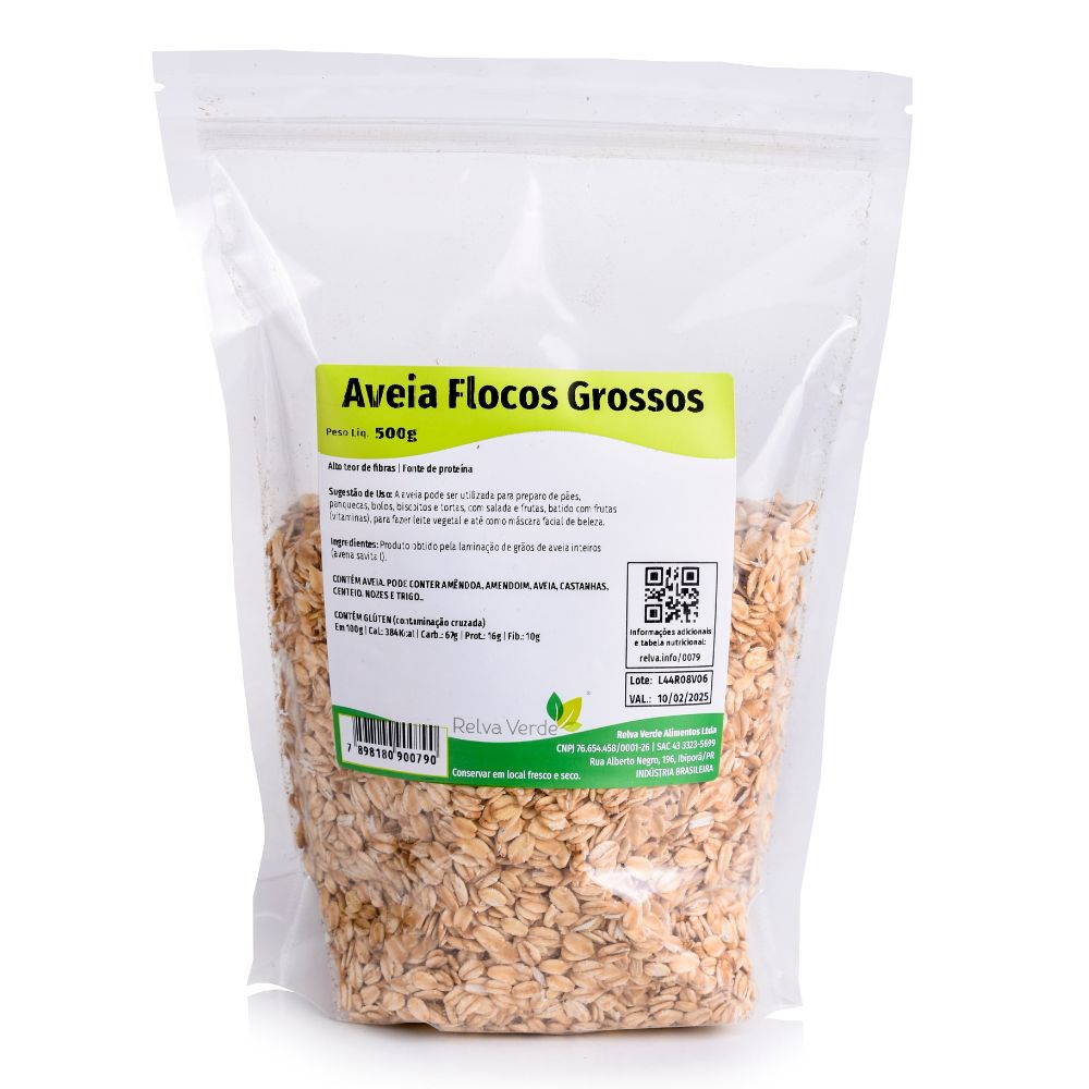 Aveia Flocos Grossos 500g - Imagem 3