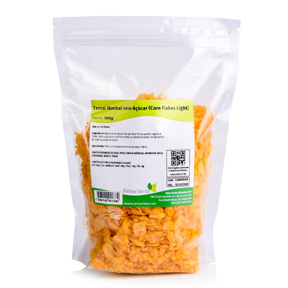 Cereal Matinal sem Açúcar (Corn Flakes Light) 200g - Imagem 3