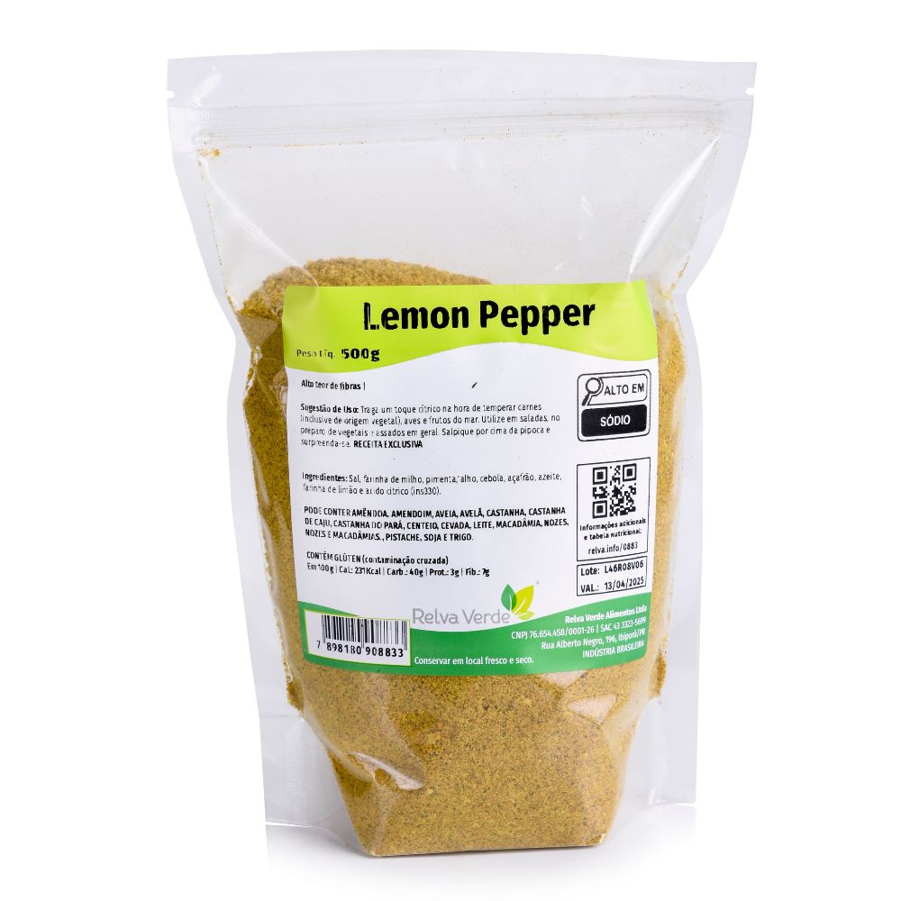 Lemon Pepper 500g - Imagem 3