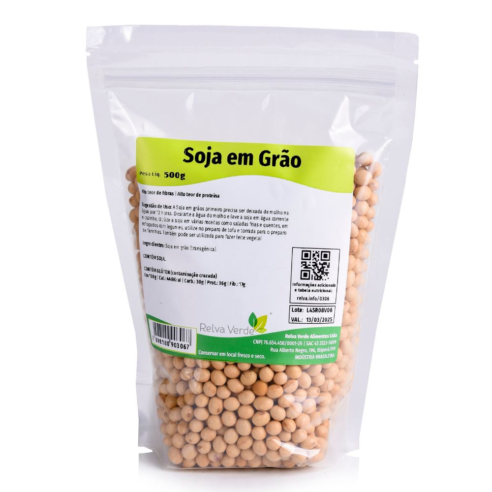 Soja em Grão 500g - Imagem 3