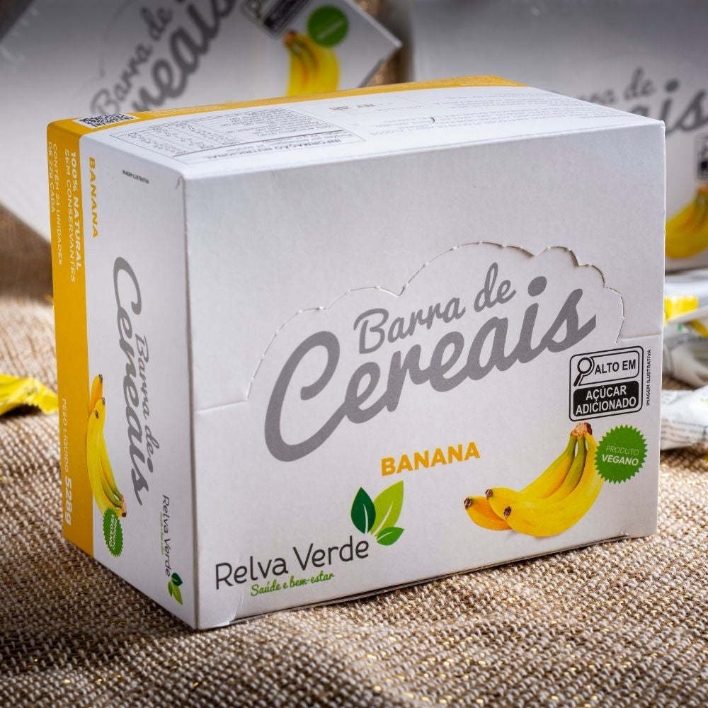 Barra de Cereais Vegana com Banana (display 24unid) - Imagem 11