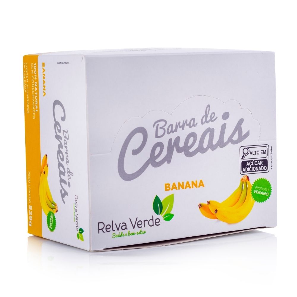 Barra de Cereais Vegana com Banana (display 24unid) - Imagem 8