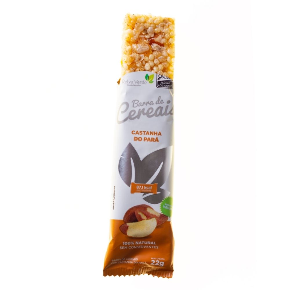 Barra de Cereais Vegana com Castanha do Pará (display 24unid) - Imagem 3