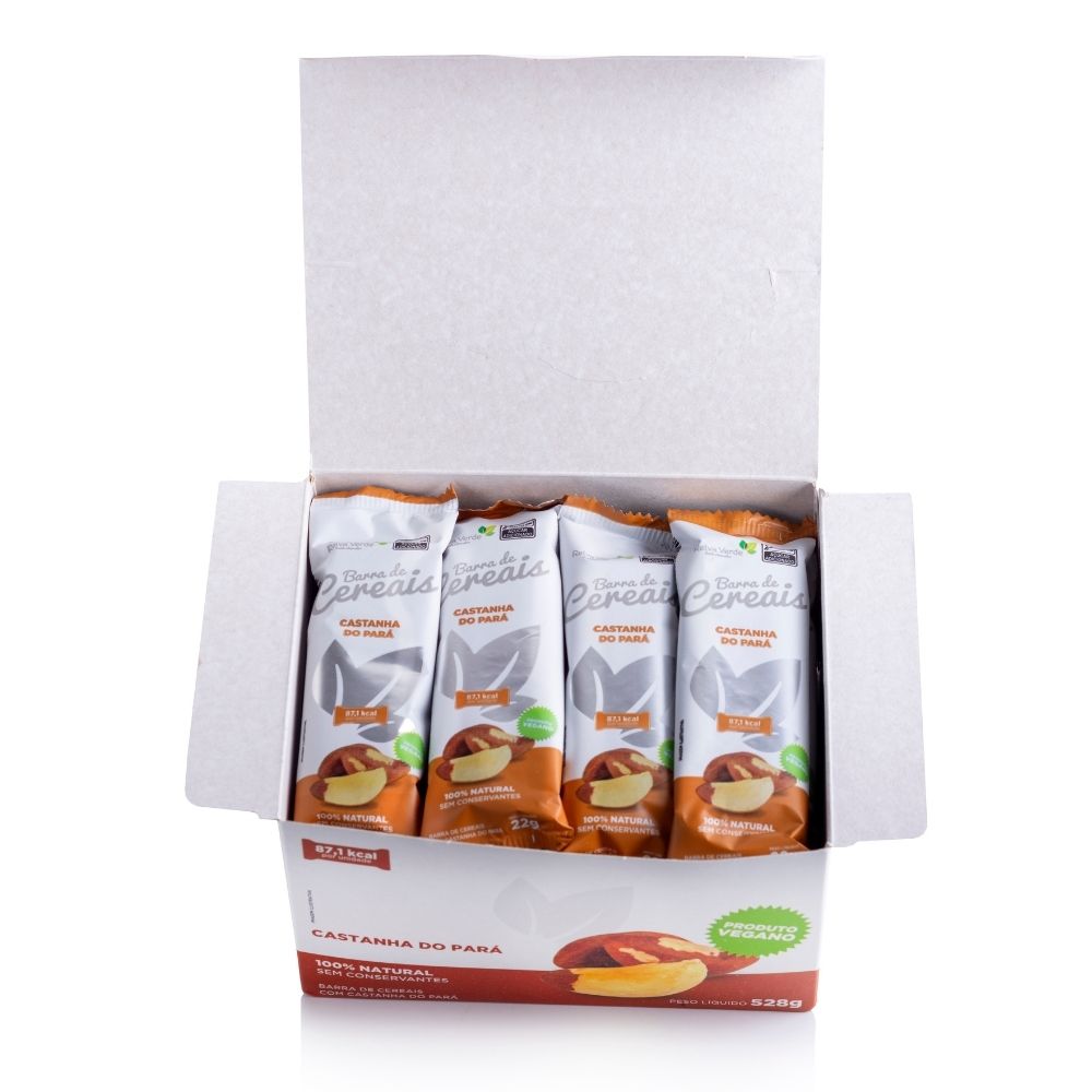 Barra de Cereais Vegana com Castanha do Pará (display 24unid) - Imagem 8