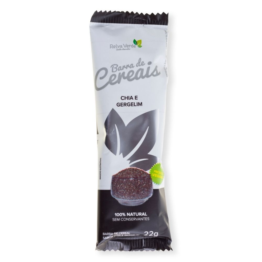 Barra de Cereais Vegana com Chia e Gergelim (display 24unid) - Imagem 4